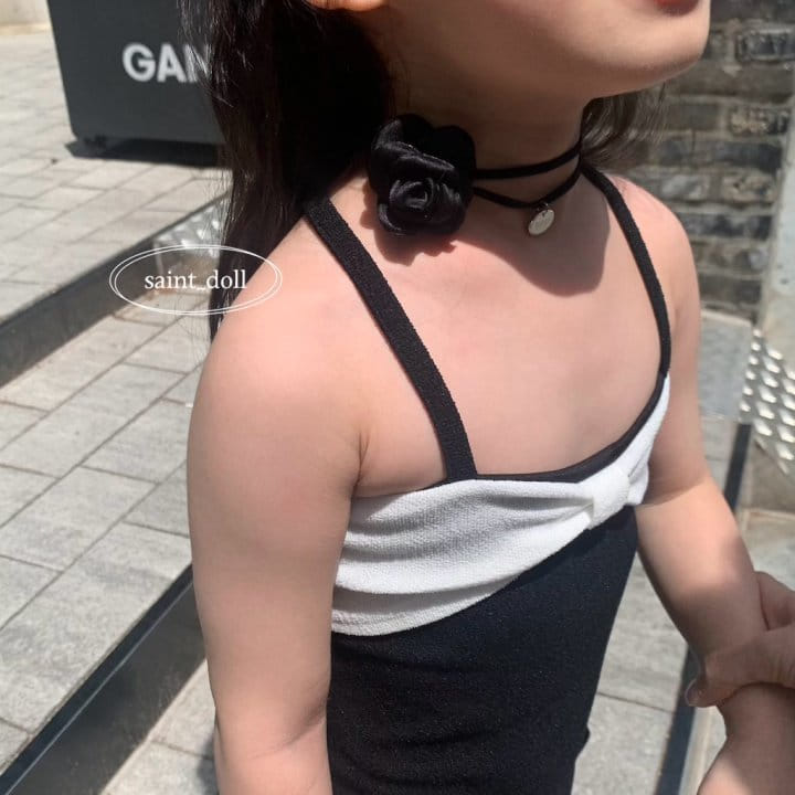Saint Doll - Korean Children Fashion - #toddlerclothing - Ribbon Mini One-Piece - 8