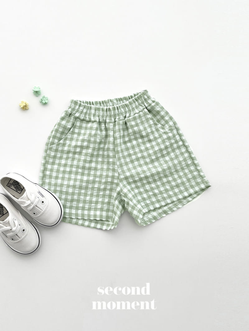 Second moment - Korean Children Fashion - #childofig - Check Shorts - 8
