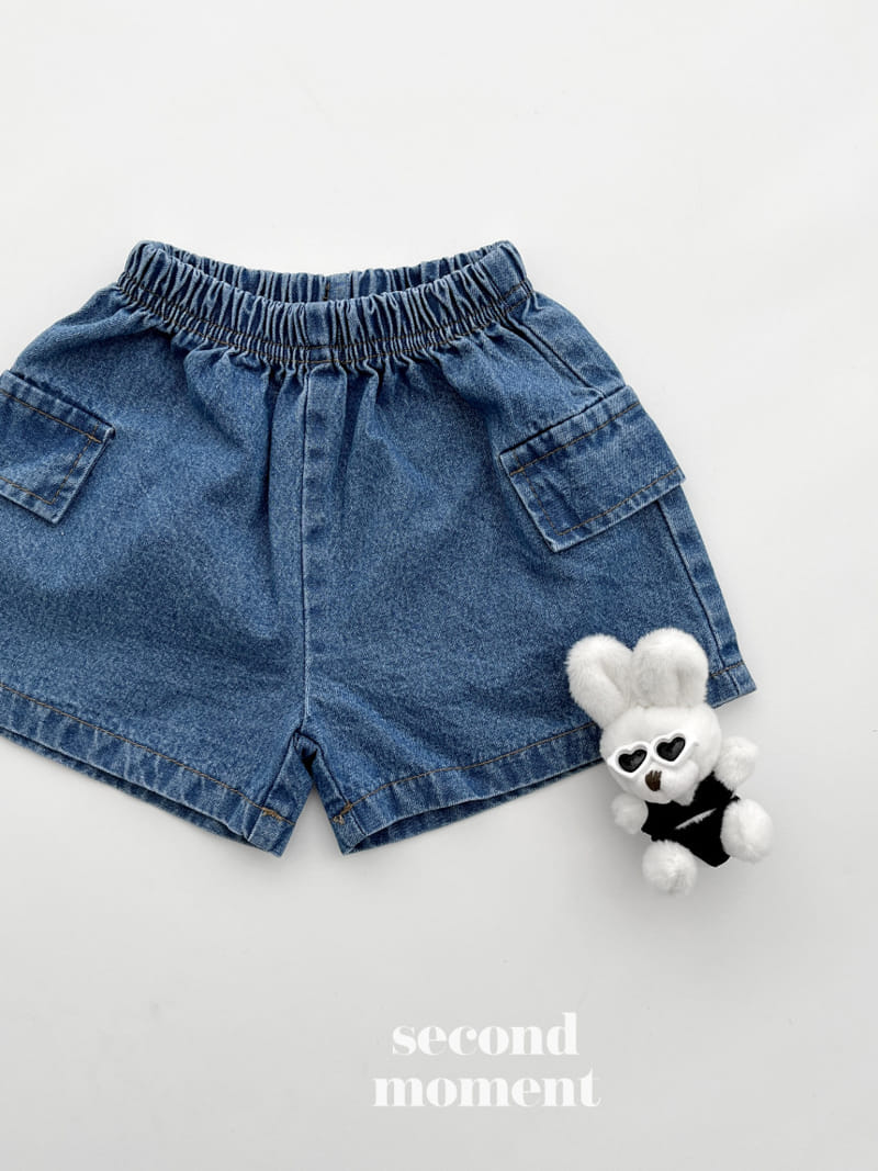 Second moment - Korean Children Fashion - #magicofchildhood - Cargo Denim Shorts - 8
