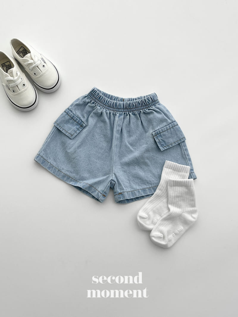 Second moment - Korean Children Fashion - #minifashionista - Cargo Denim Shorts - 9