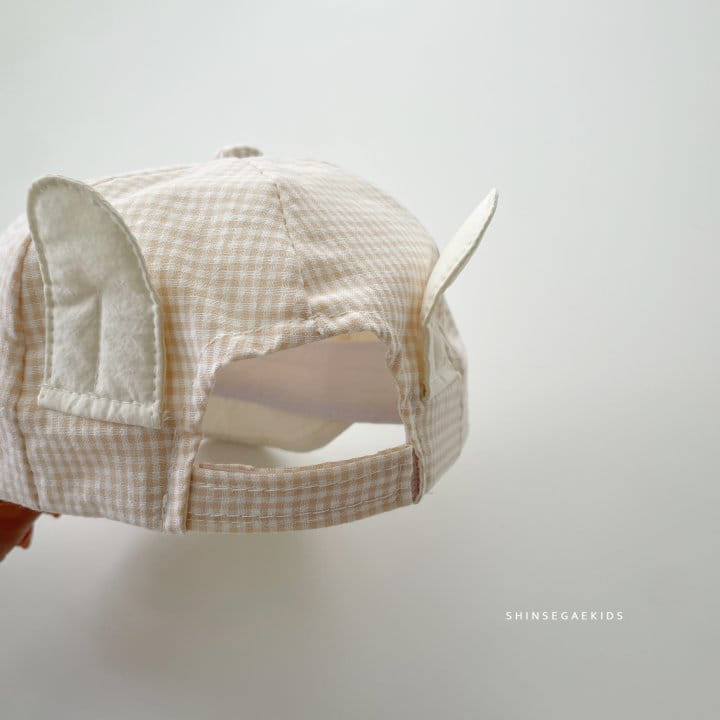 Shinseage Kids - Korean Children Fashion - #stylishchildhood - Rabbit Ear Check Yamche Hat - 4