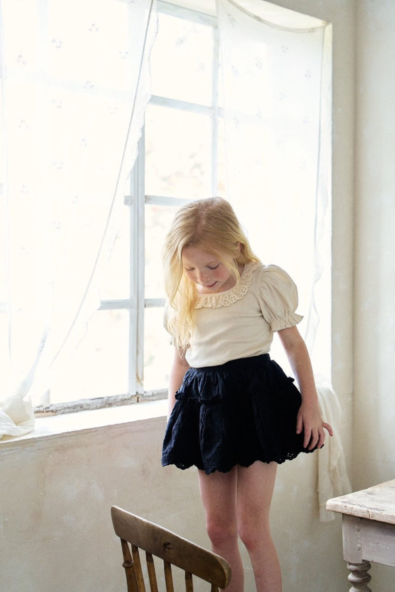 Slow b - Korean Children Fashion - #fashionkids - Lace Tee - 5