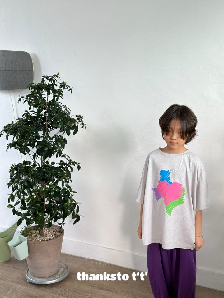 Thanksto TT - Korean Children Fashion - #childofig - Love Pig Tee - 9
