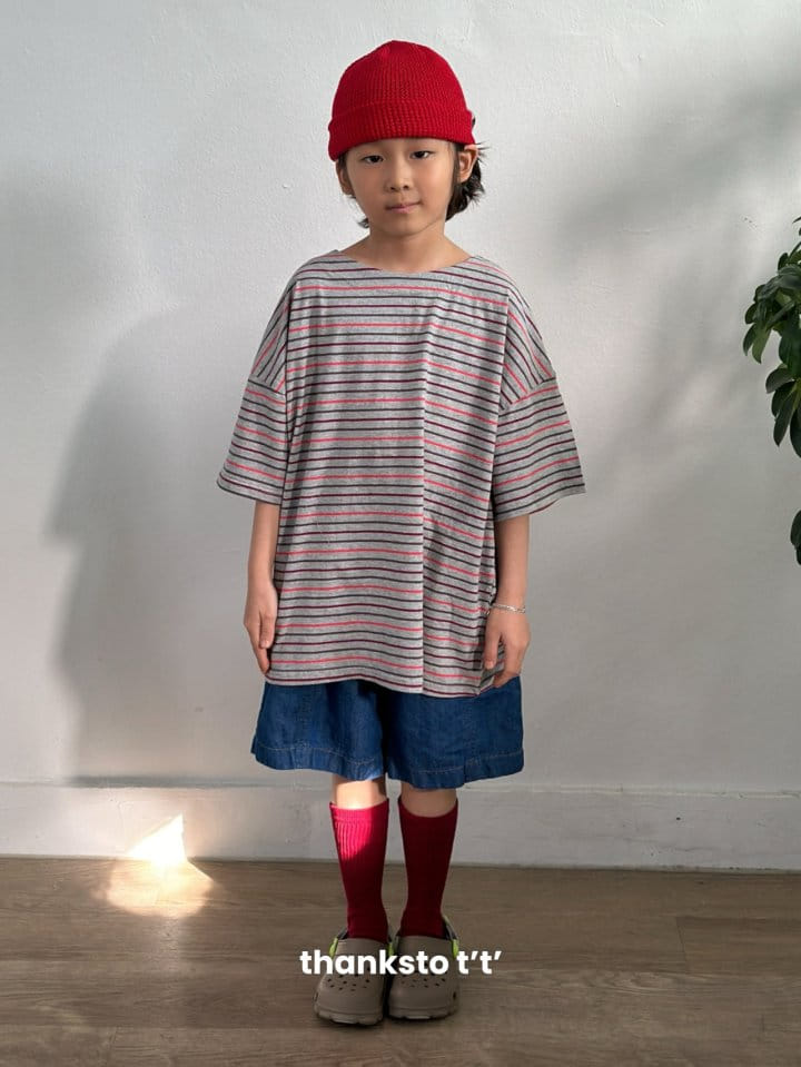 Thanksto TT - Korean Children Fashion - #kidzfashiontrend - Boat ST Tee