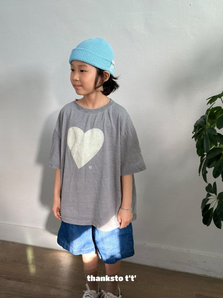 Thanksto TT - Korean Children Fashion - #magicofchildhood - Pig L Denim Pants - 11