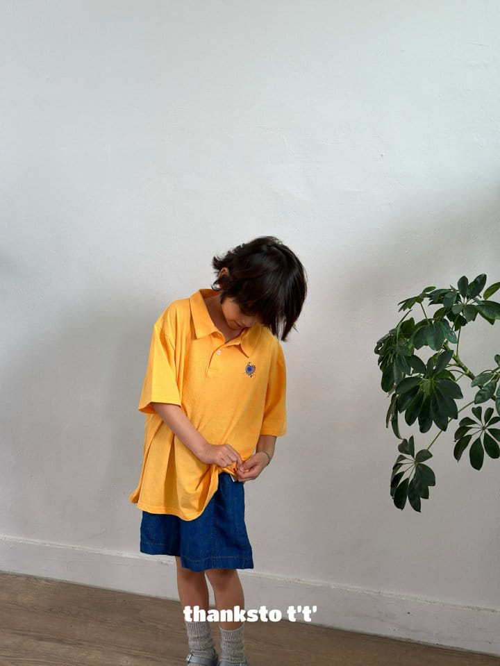 Thanksto TT - Korean Children Fashion - #magicofchildhood - TT Collar Tee - 10