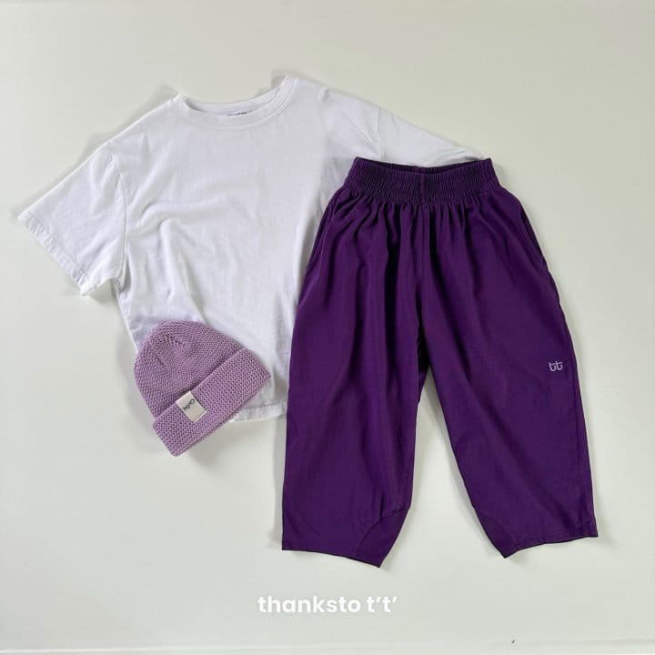 Thanksto TT - Korean Children Fashion - #magicofchildhood - Crew Crew Pants - 4