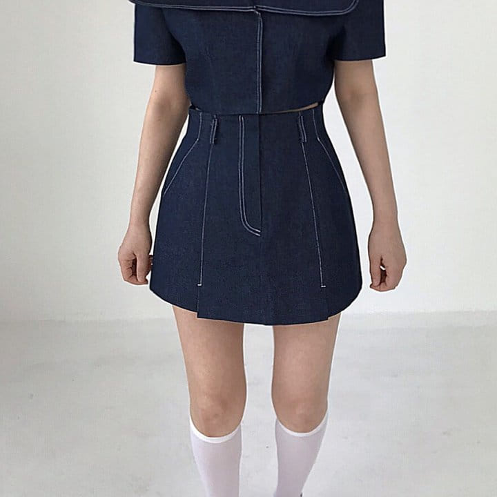Twomoon - Korean Women Fashion - #momslook - Half Delma Skirt - 6