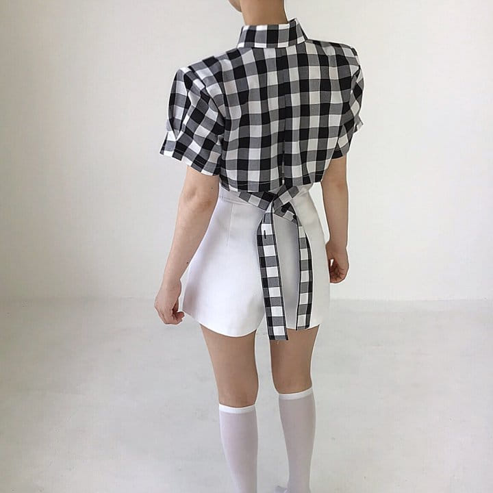 Twomoon - Korean Women Fashion - #momslook - Tera Half Shirt - 2