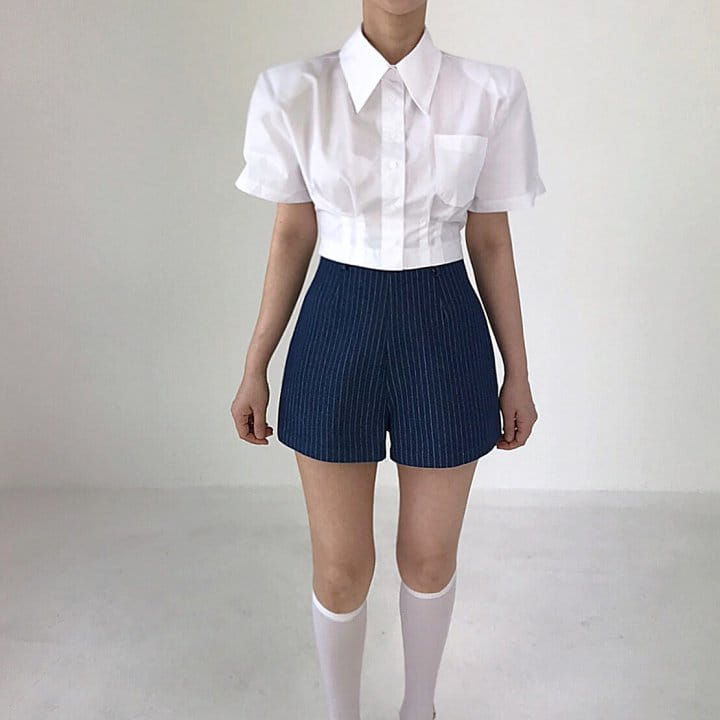 Twomoon - Korean Women Fashion - #momslook - Tera Half Shirt - 9