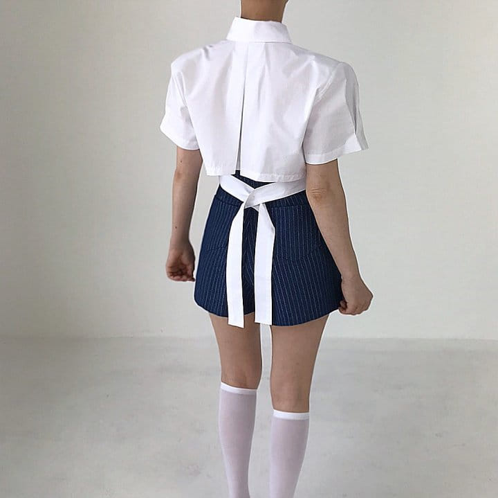 Twomoon - Korean Women Fashion - #womensfashion - Tera Half Shirt - 7