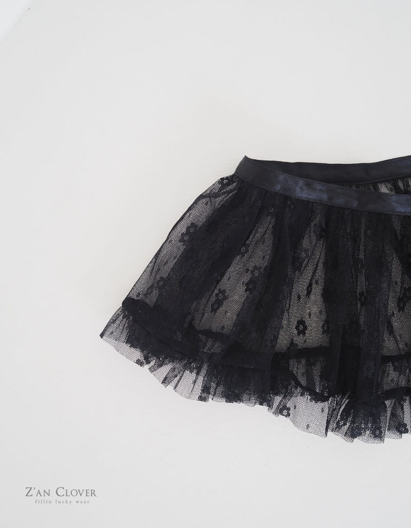 Zan Clover - Korean Children Fashion - #Kfashion4kids - Mesh Wrap Skirt - 9