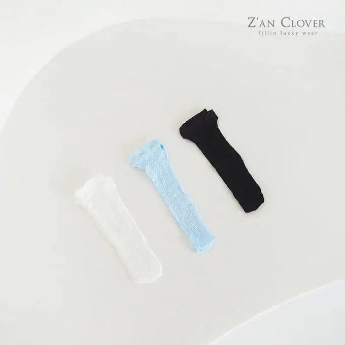 Zan Clover - Korean Children Fashion - #Kfashion4kids - Lace Socks