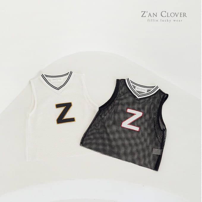 Zan Clover - Korean Children Fashion - #childofig - Z Mesh Sleeveless Tee
