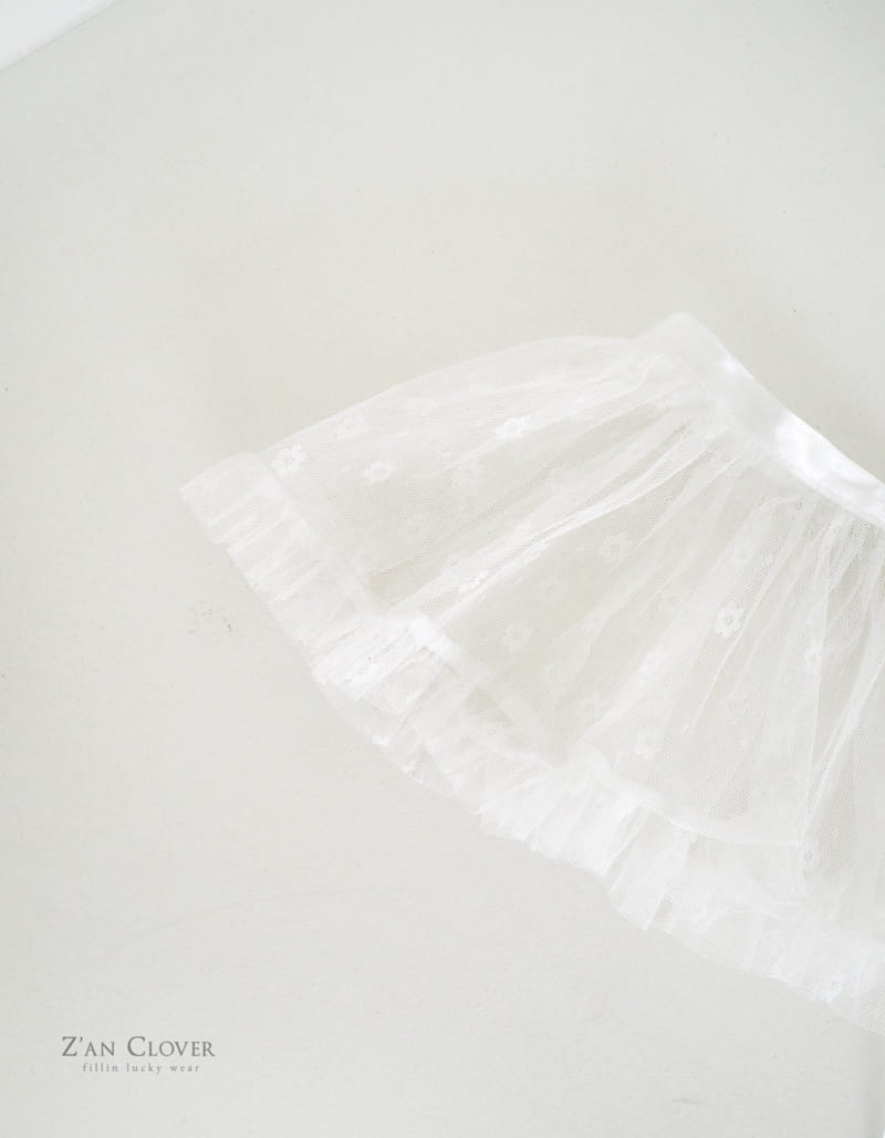 Zan Clover - Korean Children Fashion - #kidsshorts - Mesh Wrap Skirt - 6