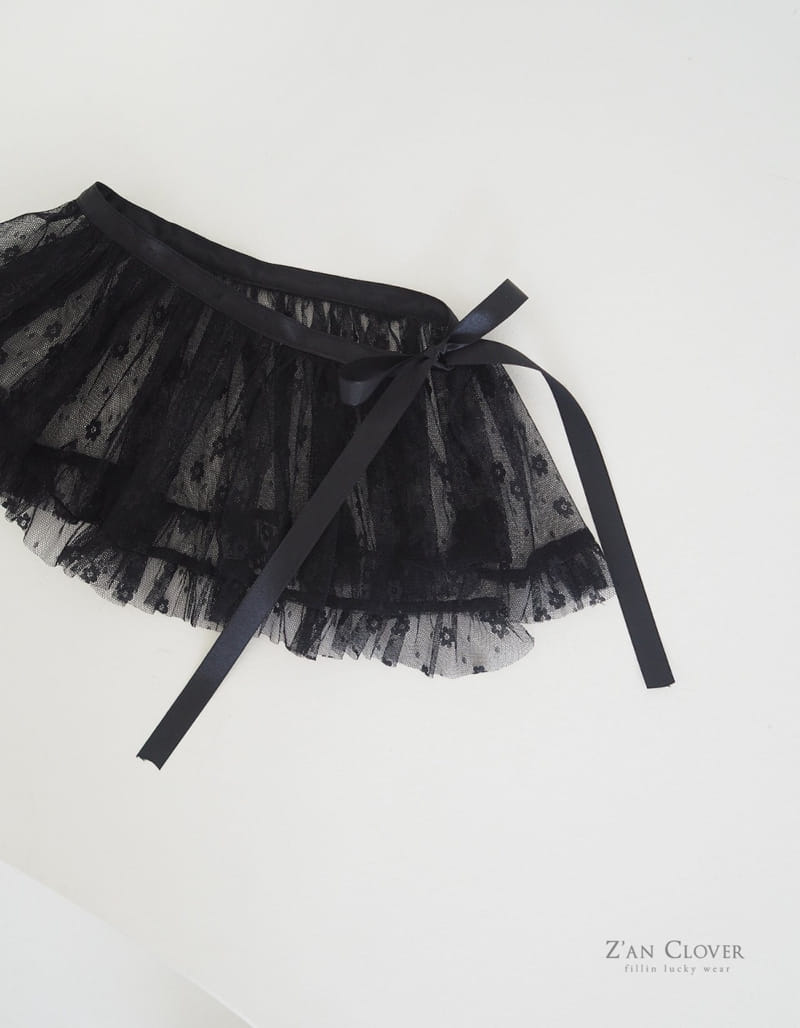 Zan Clover - Korean Children Fashion - #kidzfashiontrend - Mesh Wrap Skirt - 8