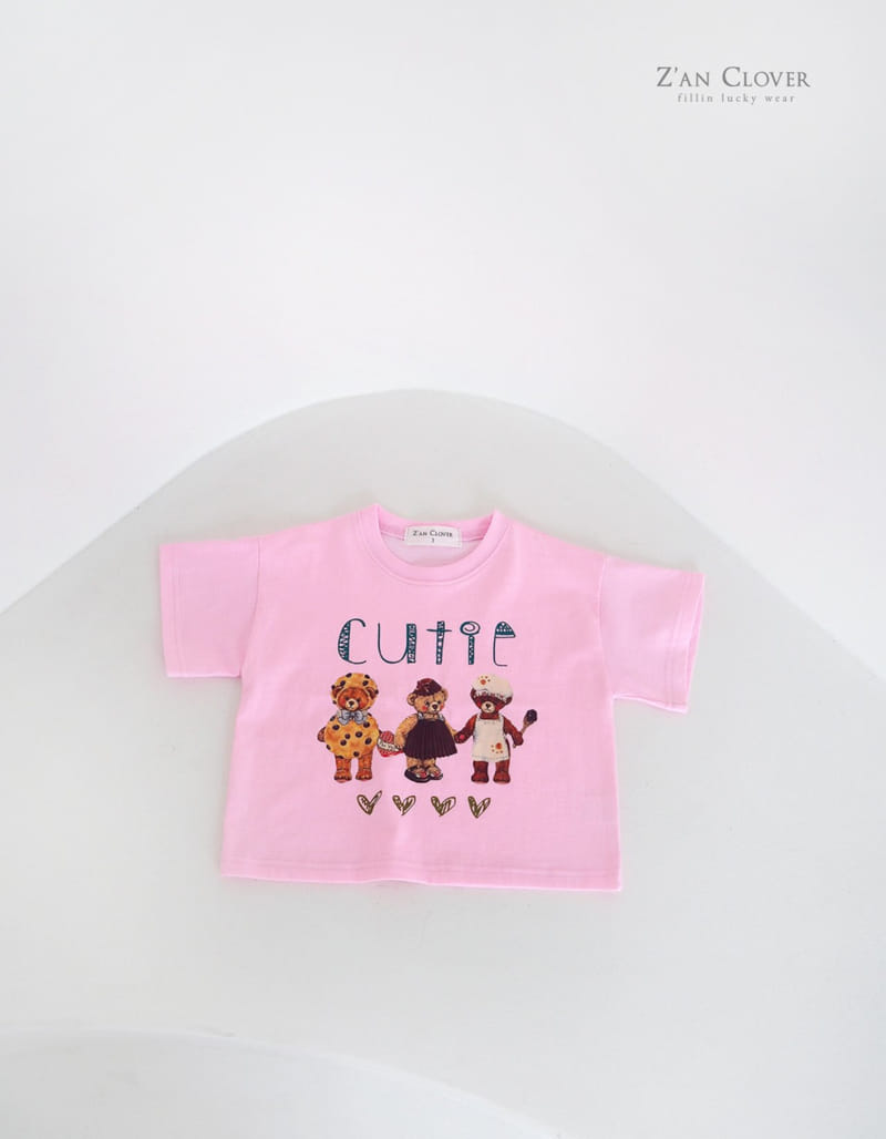 Zan Clover - Korean Children Fashion - #littlefashionista - Cuty Bear Tee - 6
