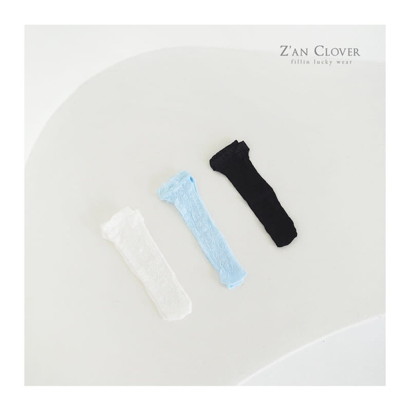 Zan Clover - Korean Children Fashion - #littlefashionista - Lace Socks - 2