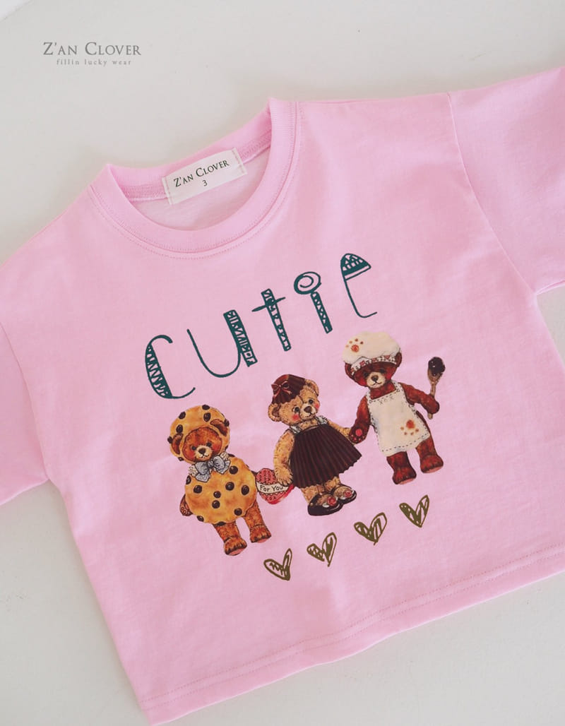 Zan Clover - Korean Children Fashion - #magicofchildhood - Cuty Bear Tee - 7