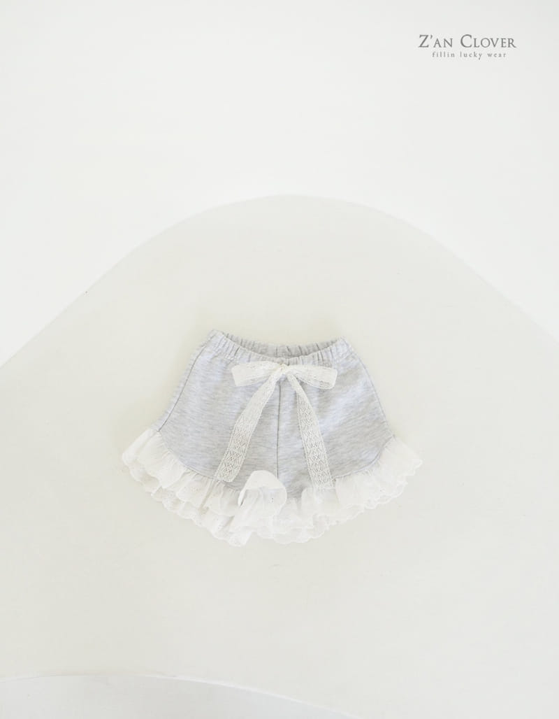 Zan Clover - Korean Children Fashion - #prettylittlegirls - Terry Lace Pants - 3