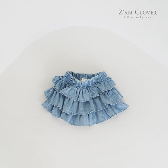 Zan Clover - Korean Children Fashion - #prettylittlegirls - Denim Kan Kan Skirt