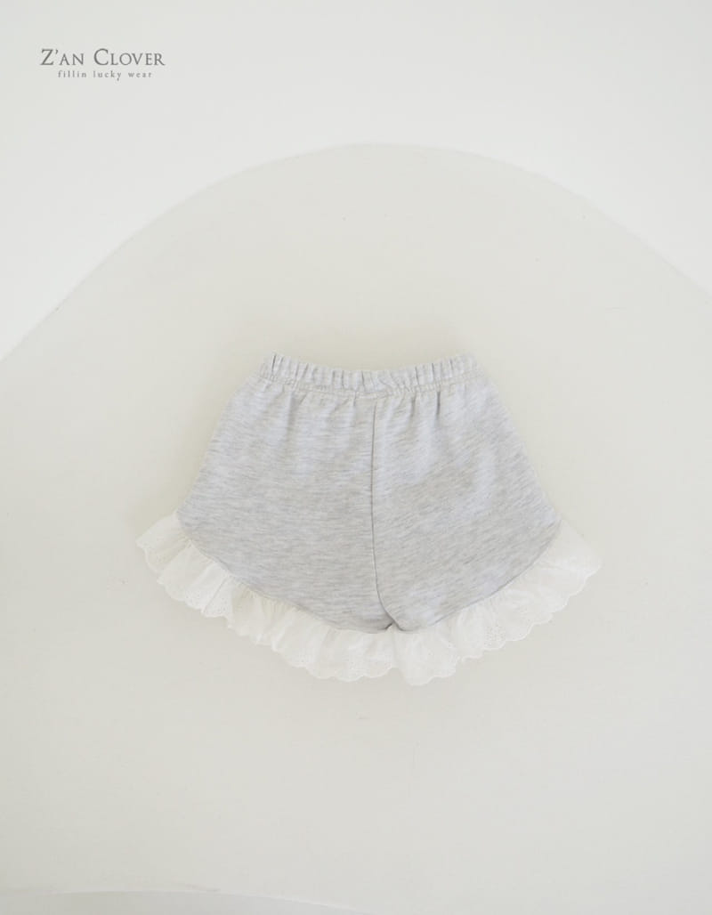 Zan Clover - Korean Children Fashion - #stylishchildhood - Terry Lace Pants - 6