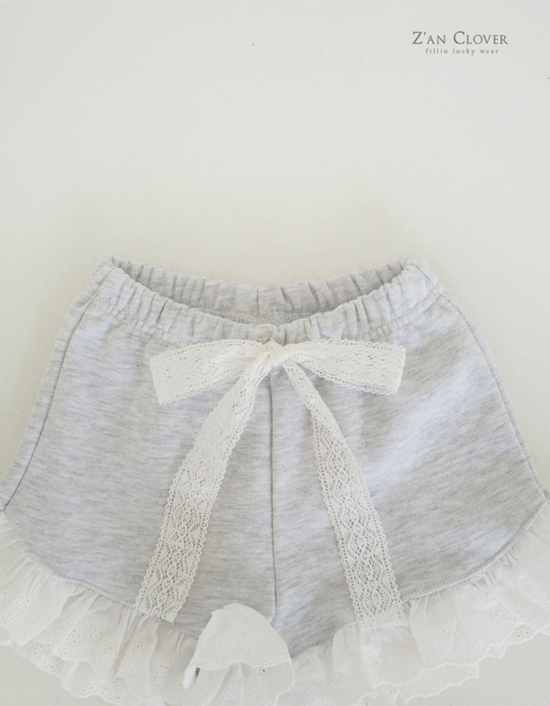 Zan Clover - Korean Children Fashion - #toddlerclothing - Terry Lace Pants - 5
