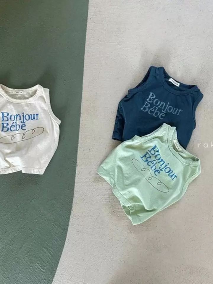 Bonjour Bebe Sleeveless Tee Bonjour Bebe Sleeveless Tee