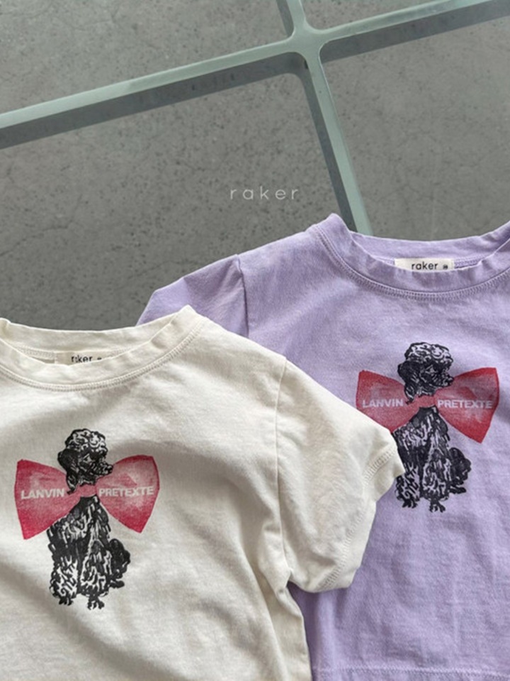 Ribbon Poodle Tee Ribbon Poodle Tee