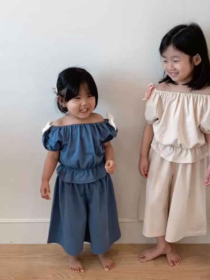Off Shoulder Top Bottom Set