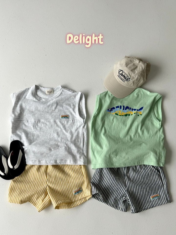 California Fish Cap Sleeveless Tee With Mom California Fish Cap Sleeveless Tee With Mom