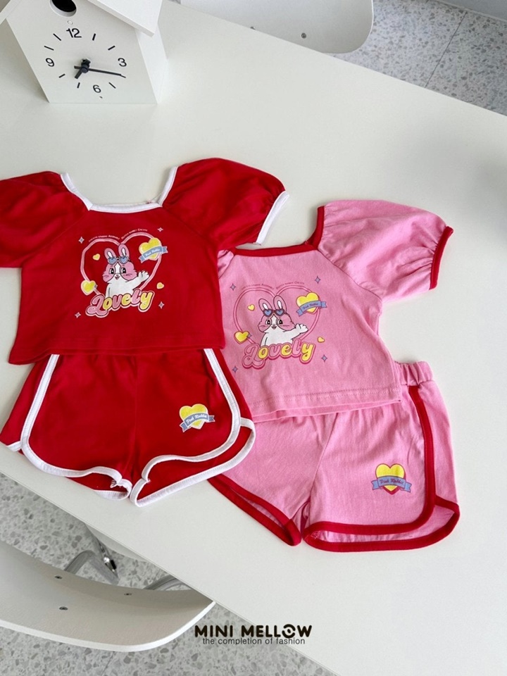 Bunny Square Top Bottom Set