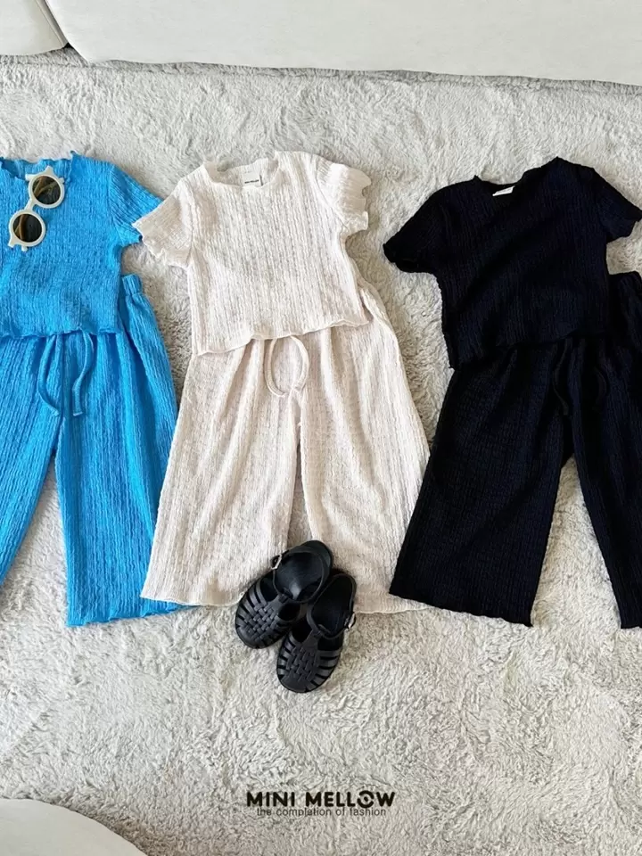 Pleats Top Bottom Set