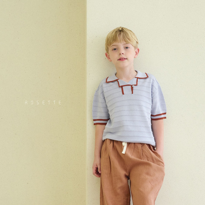 Mond Double Collar Knit Tee