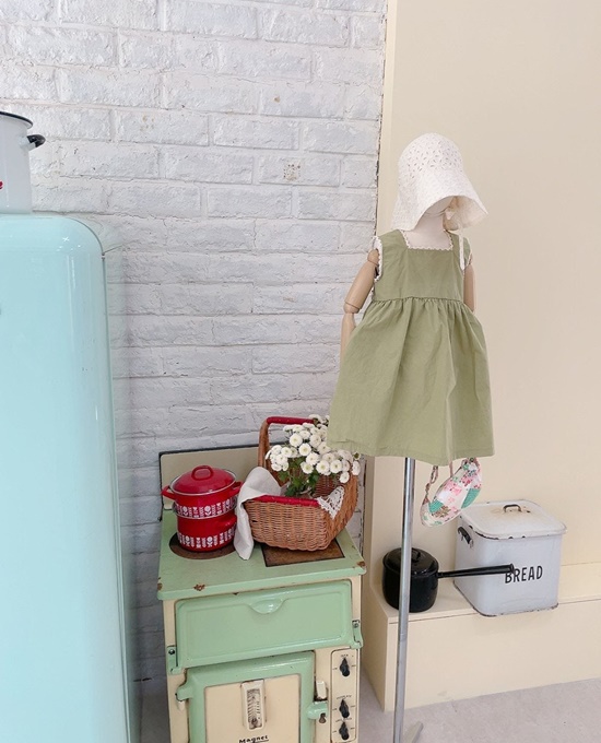 Olive Sleeveless One-piece