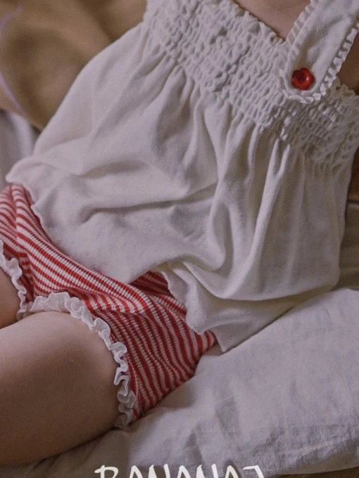 Frill Stripe Pants