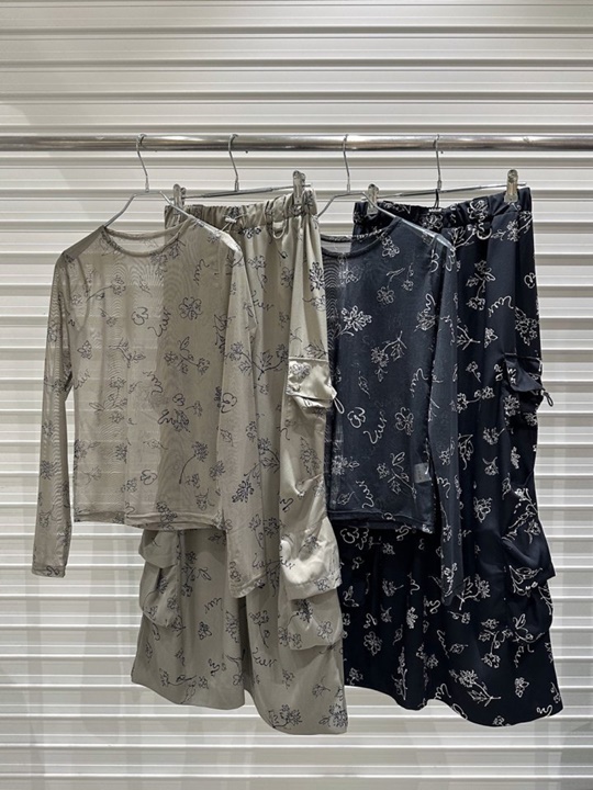Floral Mesh Tee Floral Mesh Tee