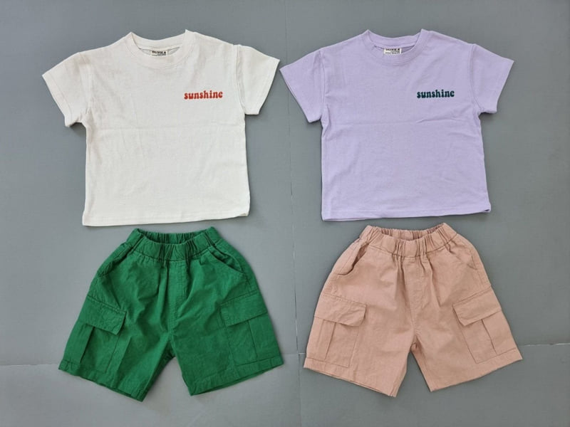 Olivie - Korean Children Fashion - #kidsshorts - Sunshine Tee - 2