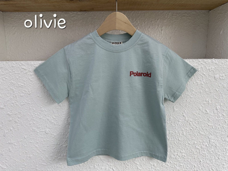 Olivie - Korean Children Fashion - #kidsshorts - Polaroid Tee - 5