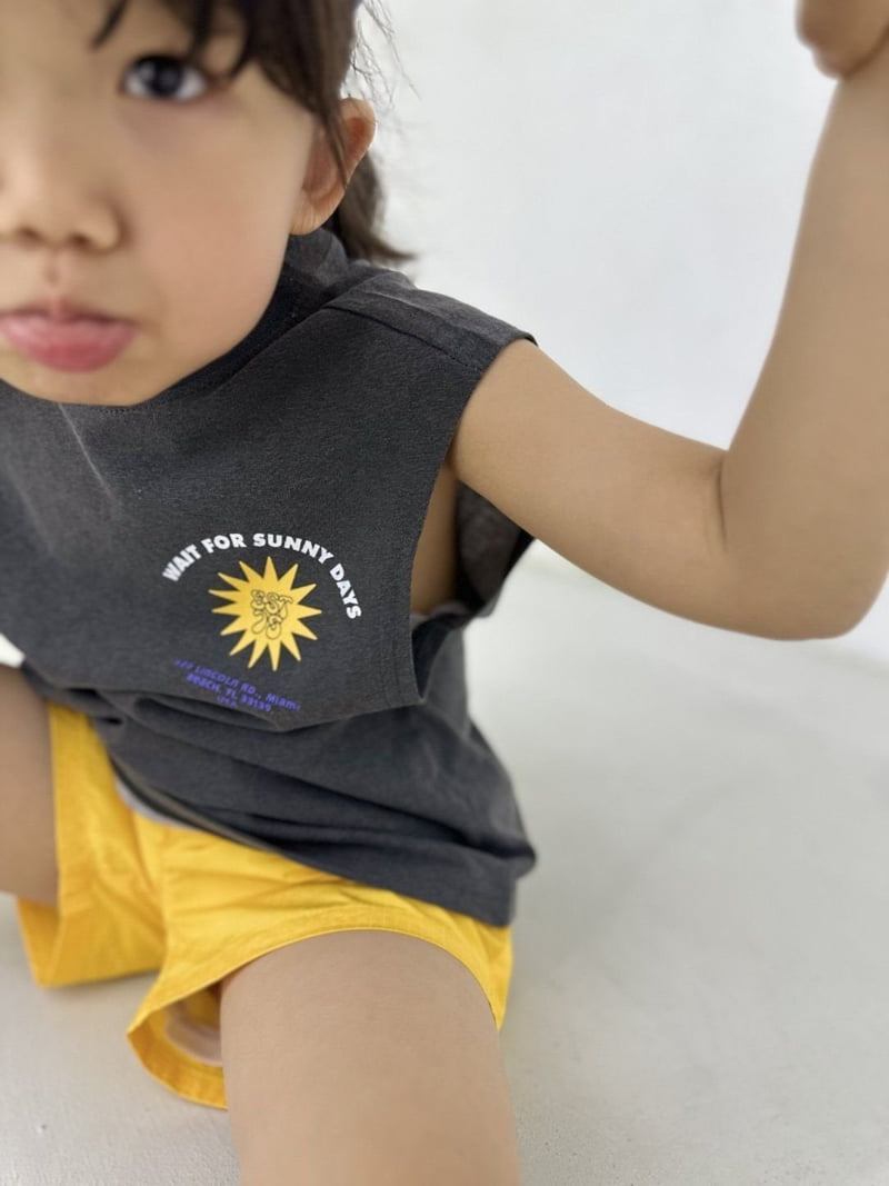 Olivie - Korean Children Fashion - #kidzfashiontrend - Big Surf Sleeveless Tee - 6