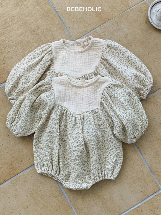 Flower Embroidery Bodysuit