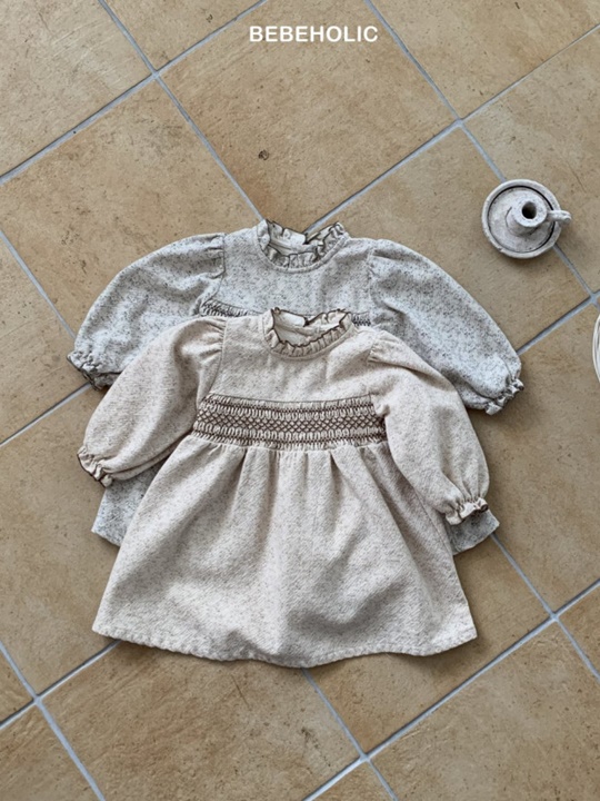 Smocked Frill One-piece
