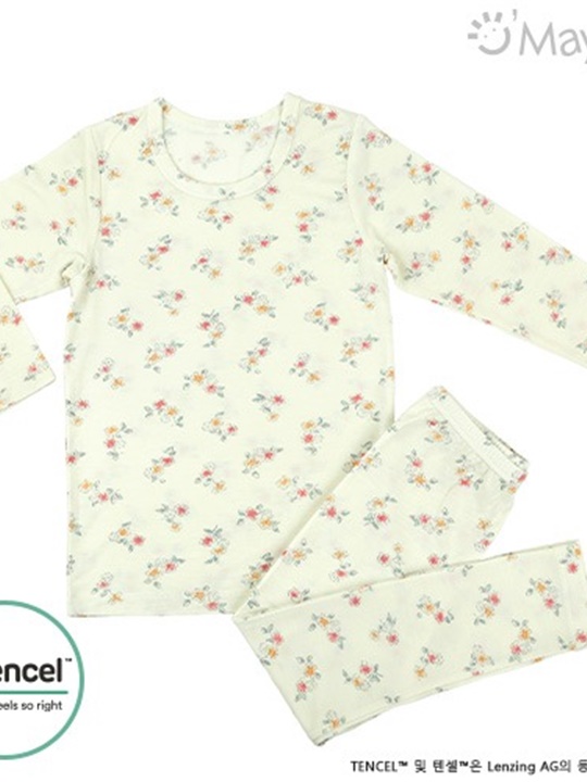 Yellow Floral Pajamas