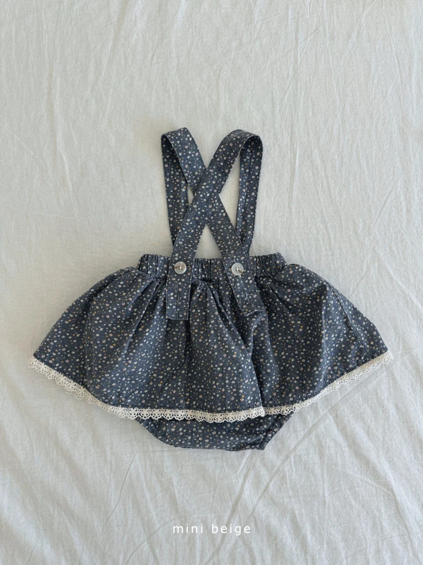 Small Flower Suspender Bloomer Small Flower Suspender Bloomer