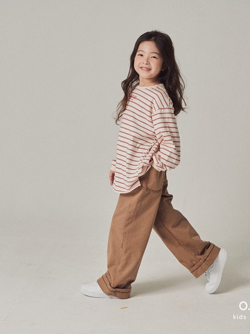 Roll-up Wide Cotton Pants
