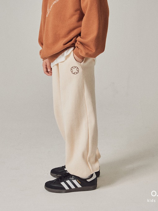 Taro Waffle Jogger Pants with Mom