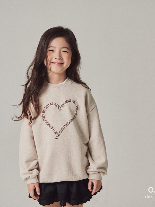Heart Lettering Sweatshirts