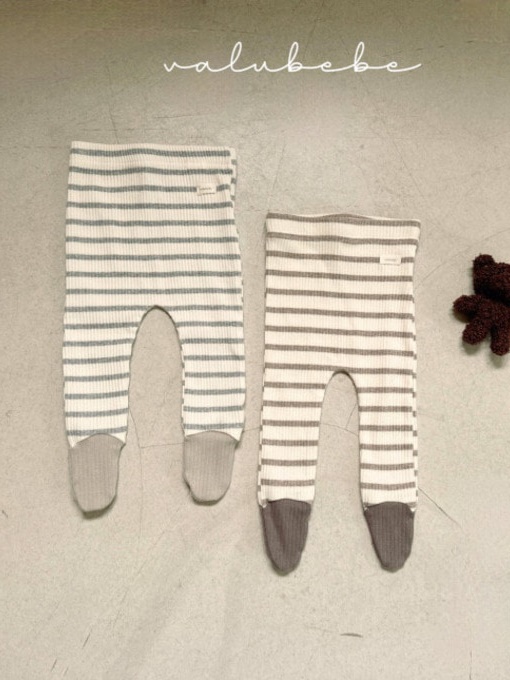 Bebe Stripe Foot Leggings