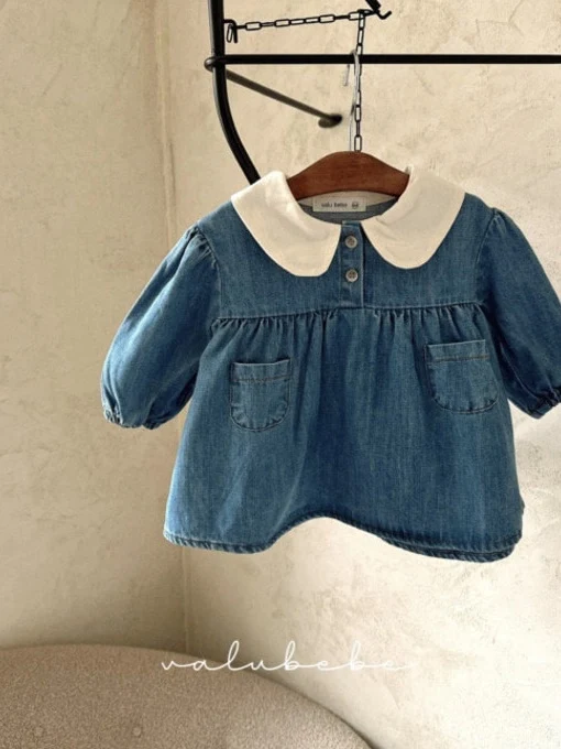 Bebe Petit Denim One-piece Bebe Petit Denim One-piece