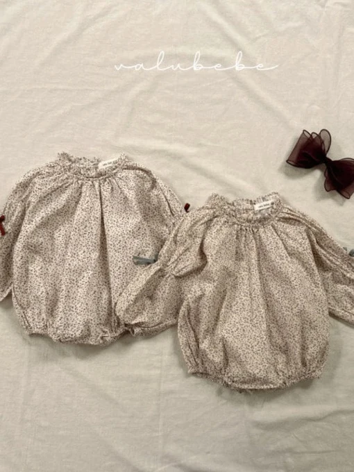 Bebe Lani Flower Ribbon Bodysuit Bebe Lani Flower Ribbon Bodysuit